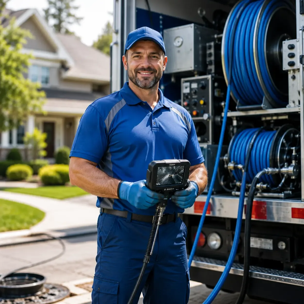 Local outdoor drain cleaning specialists in Marengo, OH